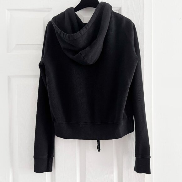 Nili lotan Callie Hoodie in Washed Black, Size XS - Picture 5 of 11